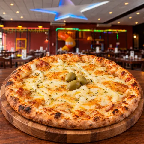 Pizza 4 Queijos da Estrela da Ilha