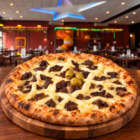 Pizza Alcatra com Catupiry