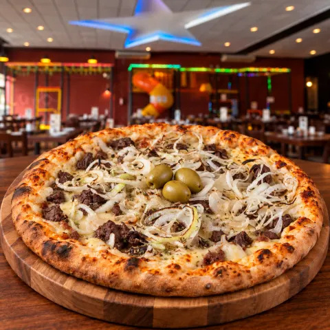Pizza Alcatra com Cebola
