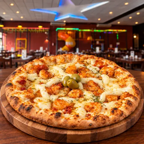 Pizza Camarão com Catupiry