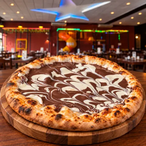 Pizza Chocolate Mesclado
