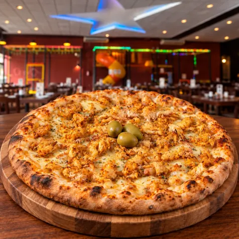Pizza Frango com Muçarela